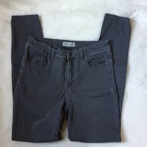 Madewell high rise skinny jean in gray